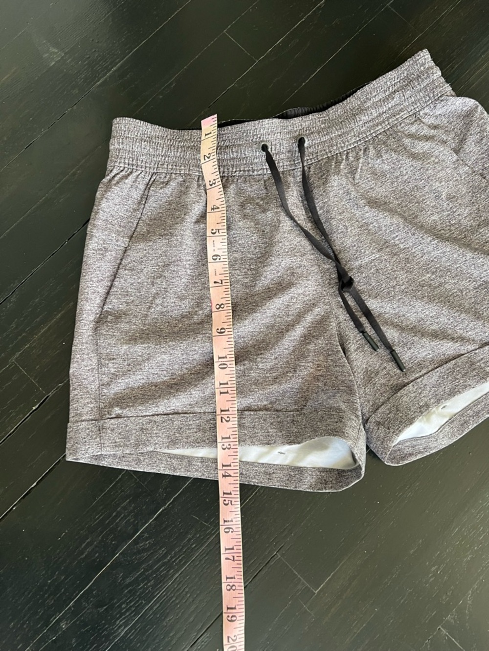 lululemon athletica Heather Gray Athletic Lounge Shorts - Picture 6 of 9